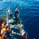Onboard the NRP Argos after recovering the Xplore-1 from 2.5 surveys of an ARGOS tagged Mola.