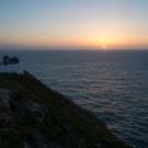 Despedida com o pôr do sol. A equipa no Cabo de S. Vicente, o extremo sudoeste da Europa e de Portuga