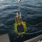 WaveGlider Hermes being deployed for training purposes from the R/V Diplodus.